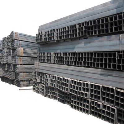 Quadrat 40mm Q195 galvanisierte Flussstahl-Rohr-rechteckiges Stahlrohr für Baumaterialien
