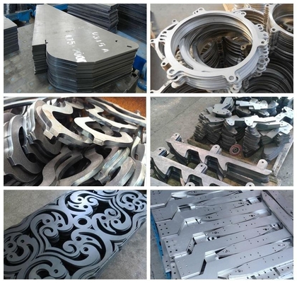 Kupferner Aluminium-CNC-Metalllaser, der Kohlenstoffstahl-Blech schneidet