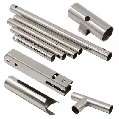 1.8mm beschichtete rundes CNC-Stahlrohr-Edelstahl-Laser-Rohr, das Service-Pulver schneidet
