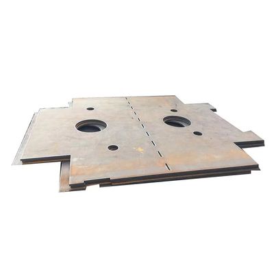 Bearbeitungsblech-Rostschutz 20mm Kohlenstoffstahl CNC-Brennschneiden-Stahlplatte Soems