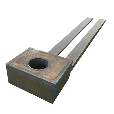 Q345B-Kohlenstoffstahl-flammen kundenspezifischer Stahlplatten-Ausschnitt CNC flache Montageplatte des Metalls355j2
