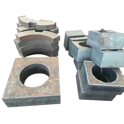 ASTM Hochleistungs-CNC-Brennschneiden-Aufspannplatte-Flansch-Kohlenstoffstahl-Metallteile