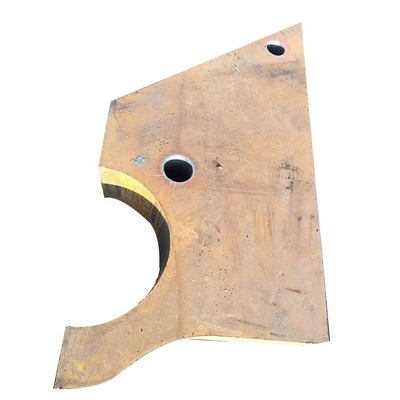 Kundenspezifische hohe Präzisions-flache metallhaltige Platte Soems, die CNC-Flamme Q235B schneidet