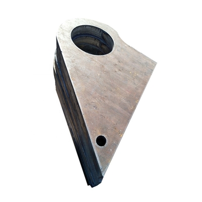 Kundenspezifische hohe Präzisions-flache metallhaltige Platte Soems, die CNC-Flamme Q235B schneidet