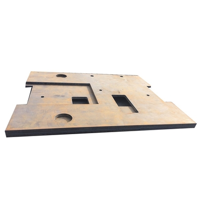 Kundenspezifische hohe Präzisions-flache metallhaltige Platte Soems, die CNC-Flamme Q235B schneidet