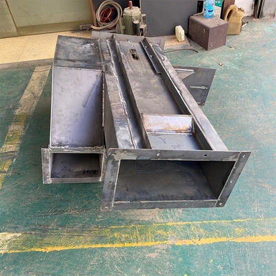 Harte Beanspruchung Q235B Q355B schweißte Metallgebäudestruktur großes Dienstleister- für Betriebsausrüstungenteile Soem