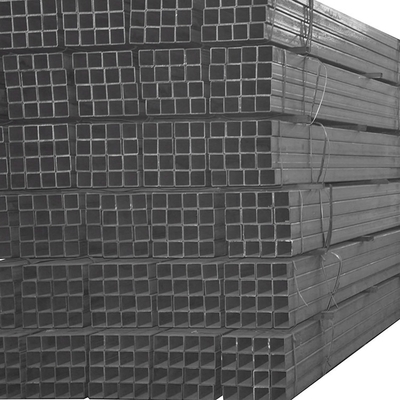 Quadrat 40mm Q195 galvanisierte Flussstahl-Rohr-rechteckiges Stahlrohr für Baumaterialien