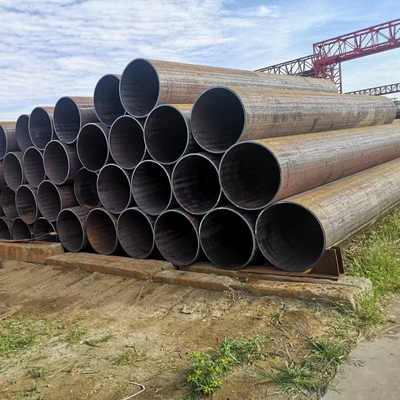 600mm Q235A Runden-Metallrohr leiten nahtloses 15m Spiralen-Kohlenstoffstahl-Rohr für Rohrleitung